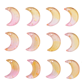 Стеклянные подвески, с блеском порошок, серп