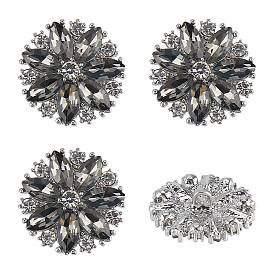 1 - пуговицы хвостовика, цветок, платина