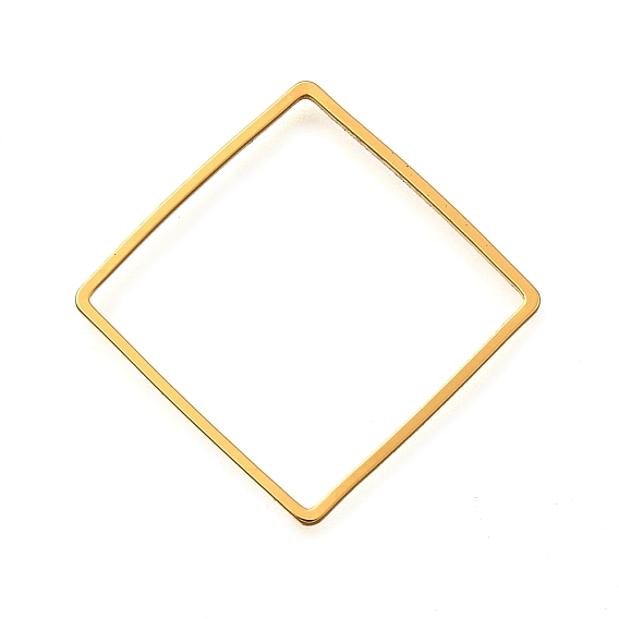 Латунные соединительные колечки, ромб