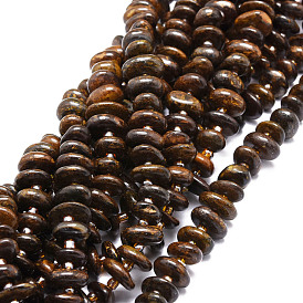Natural Bronzite Beads Strands, Nuggets