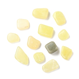 Натуральные бусины из нефрита xiuyan, лечебные камни, для энергетической балансировки медитативной терапии, упавший камень, без отверстия , самородки
