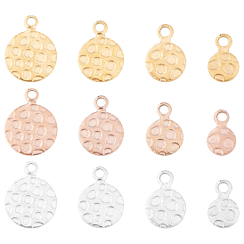 Вакуумное покрытие pvd 304 подвески из нержавеющей стали, плоско-круглые, неровный