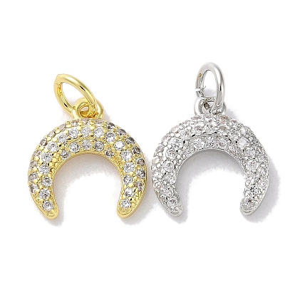 Стойка металлическая латунная микропрофилированная кубическая циркония подвески, долговечный, без свинца и без кадмия, луна