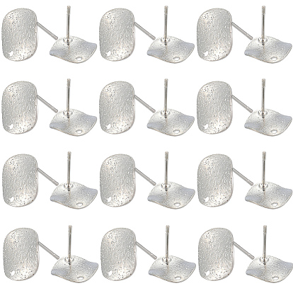 40шт. латунные серьги-гвоздики фурнитура