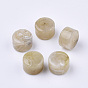 Acrylic Beads, Imitation Gemstone Style, Two Tone Color, Column