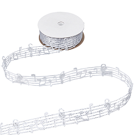 10 ярды музыкальная нота двусторонняя нота полиэстеровые ленты аксессуары