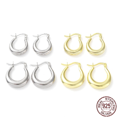 925 массивные серьги-кольца из стерлингового серебра, толстые серьги-кольца, с печатью s925