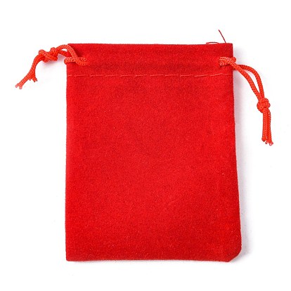 Velvet Cloth Drawstring Bags, Jewelry Bags, Christmas Party Wedding Candy Gift Bags