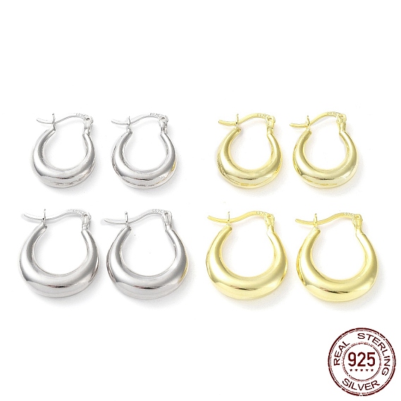 925 массивные серьги-кольца из стерлингового серебра, толстые серьги-кольца, с печатью s925