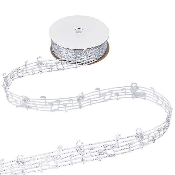 10 ярды музыкальная нота двусторонняя нота полиэстеровые ленты аксессуары