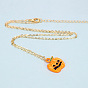 Spooky Skeleton Pumpkin Jewelry Set - Cute Halloween Accessories for Women