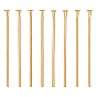 80Pcs Brass Flat Head Pins, Long-lasting Plated, Cadmium Free & Lead Free