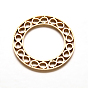 304 Stainless Steel Infinity Linking Rings, 35x2mm, Hole: 23mm