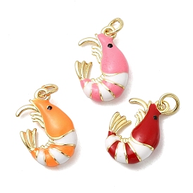 Латунь эмаль подвески, омар, долговечный, стойки покрытие, без свинца и без кадмия, с целью перехода в кольце, золотые