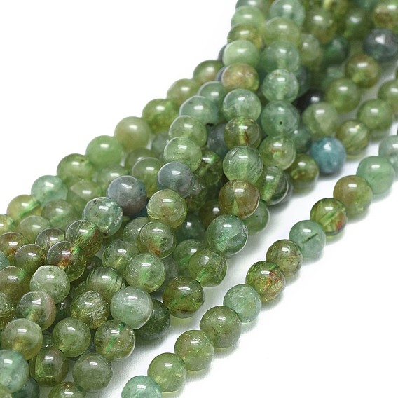Natural Apatite Beads Strands, Round