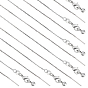 12Pcs 1MM Brass Box Chain Adjustable Slider Necklaces for Women