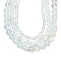 3 brin 3 tailles de brins de perles d'opalite, ronde