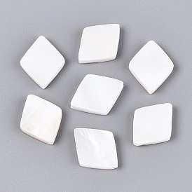 Естественных пресноводных стеклянные бусы, алмаз