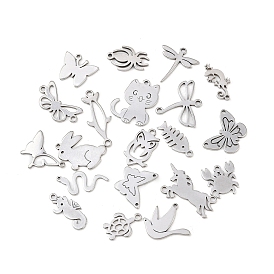 20 шт. 201 подвески из нержавеющей стали, разнообразные