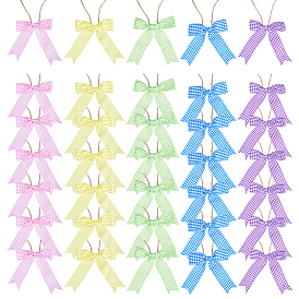 50 шт 5 цвета полиэстер бант подарочная коробка упаковка украшения