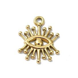Ion Plating(IP) 304 Stainless Steel Pendants, Real 18K Gold Plated