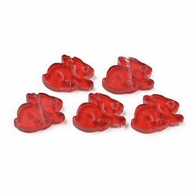 Transparent Glass Beads, Rabbit