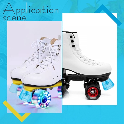 Носки для роликовых коньков Gorgecraft, полиуретановые пластиковые двухрядные заглушки для тормозов на роликовых коньках, отвертка с винтами