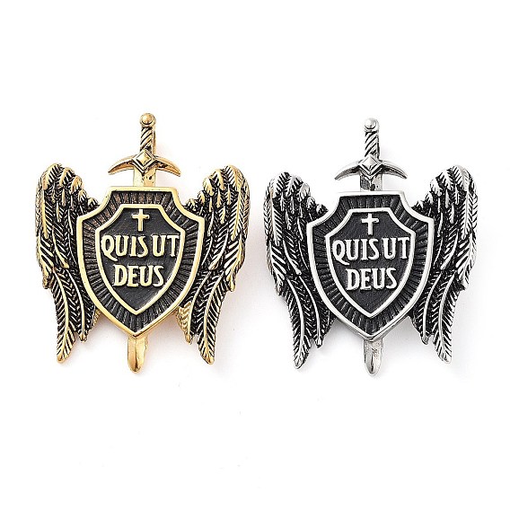 304 подвески из нержавеющей стали, щит архангела святого Михаила хаем