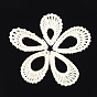 Handmade Reed Cane/Rattan Woven Linking Rings, For Making Straw Earrings and Necklaces, Drop