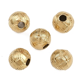 304 из нержавеющей стали бусы, ионное покрытие (ip), круглые