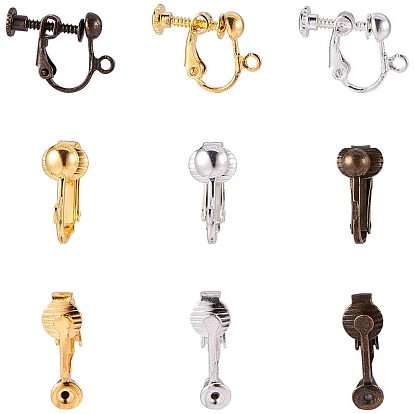 Iron/Brass Clip-on Earring Findings
