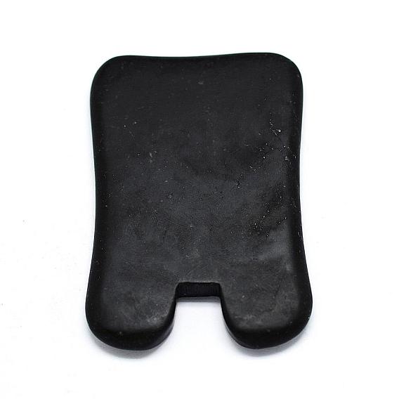 Natural Bian-stone Gua Sha Boards, Scraping Massage Tools, Gua Sha Facial Tools
