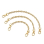 3 шт. 3 размеры латунный канат цепь сумка удлинительные цепи, с сплава шарнирного когтя омара застежками