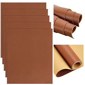 Tejido de cuero sintético rectangular, para parche de sofá / asiento
