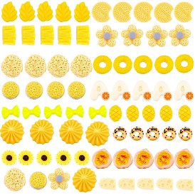 SUNNYCLUE Resin Cabochons, Mixed Shapes