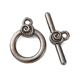 Застежка тоггл из сплава, спиральный вихрь