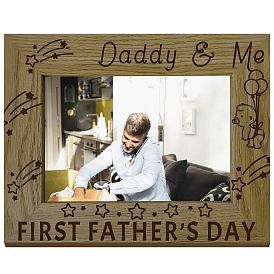 Фоторамки из натурального дерева, для картин, настенных и настольных декоративных аксессуаров, прямоугольные