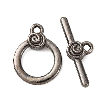 Застежка тоггл из сплава, спиральный вихрь