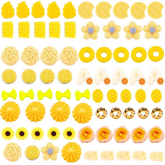 Resin Cabochons, Mixed Shapes