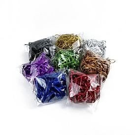 Raffia Crinkle Cut Paper Shred Filler, with Glitter Powder, for Gift Wrapping & Easter Basket Filling