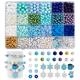 Наборы для изготовления ювелирных изделий своими руками, включая акриловые бусины и подвески из эмалевого сплава