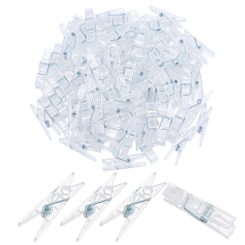 Пластиковые фотозажимы ps, бумажные прищепки, зажимы для поделок, с железной фурнитурой