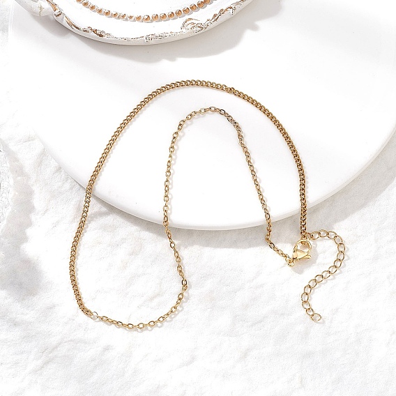 2мм 304 ожерелья из нержавеющей стали с панцирным плетением для женщин