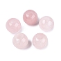 Природного розового кварца бусы, гладкая рондель, бусины с большим отверстием