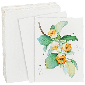 50шт. акварельной бумаги из древесной целлюлозы, прямоугольные