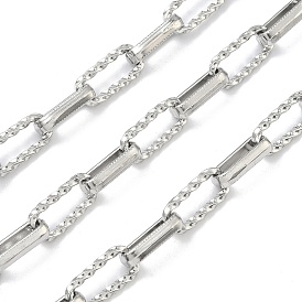 Ручная работа 304 цепочки из нержавеющей стали в форме прямоугольника, несварные, с катушкой