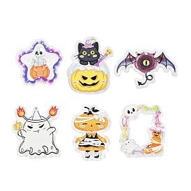 Halloween Style Printed Acrylic Pendants