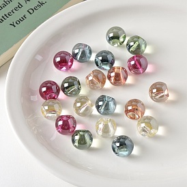 Transparent Acrylic Beads, Round