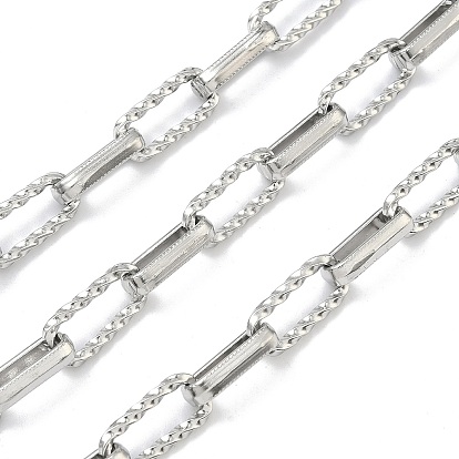Ручная работа 304 цепочки из нержавеющей стали в форме прямоугольника, несварные, с катушкой