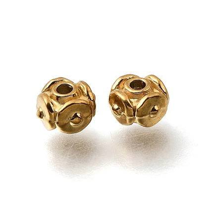 304 из нержавеющей стали разделительные бусины, плоско-круглые, ионное покрытие (ip)